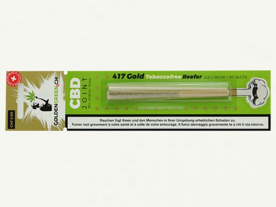 CBD Joint - 417 Gold Tobaccofree  Reefer